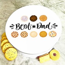 Round Best Dad Cookies