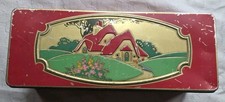 Vintage Biscuit Tin- East West