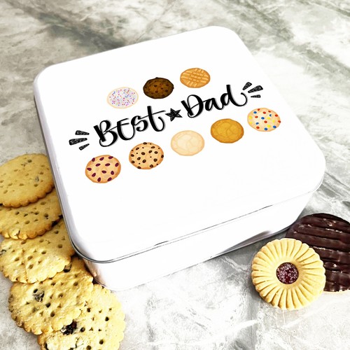 Square best dad - best, cookies