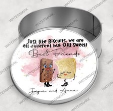 Personalised Biscuit tin Best