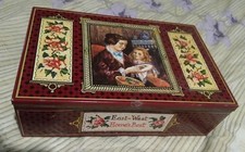 Vintage Biscuit Tin 'East West