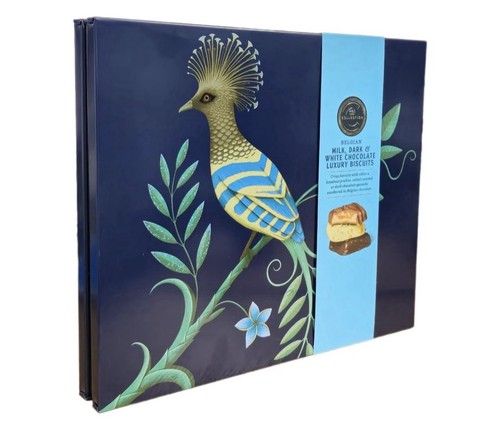 Tropical bird tin - m&s,