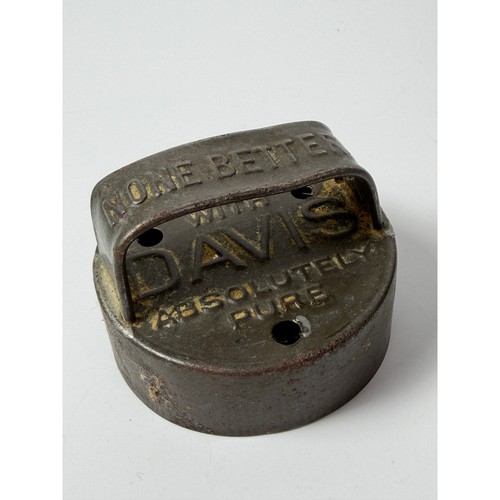 Antique davis baking powder - baking,