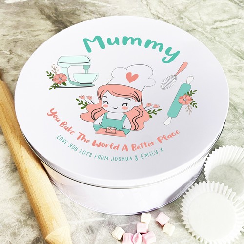 Personalised round mummy - personalised,