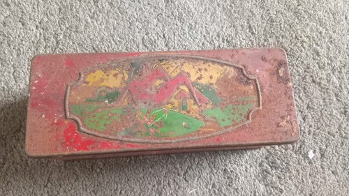 Vintage cws biscuit tin - biscuit,