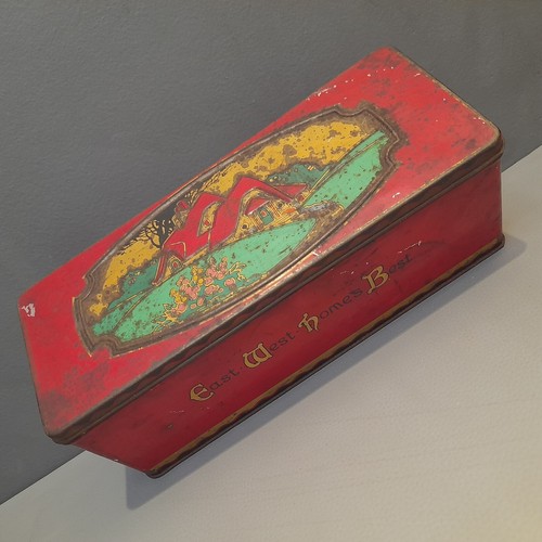 Vintage art deco style tin - art,