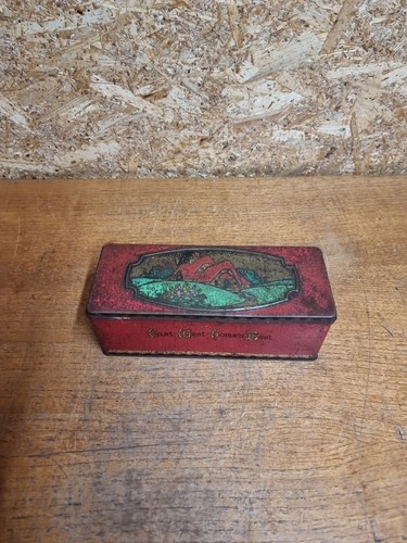 Vintage biscuit tin cws now - tin,