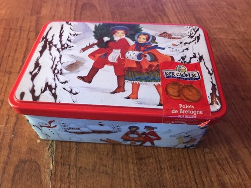 French biscuit tin best before - best,
