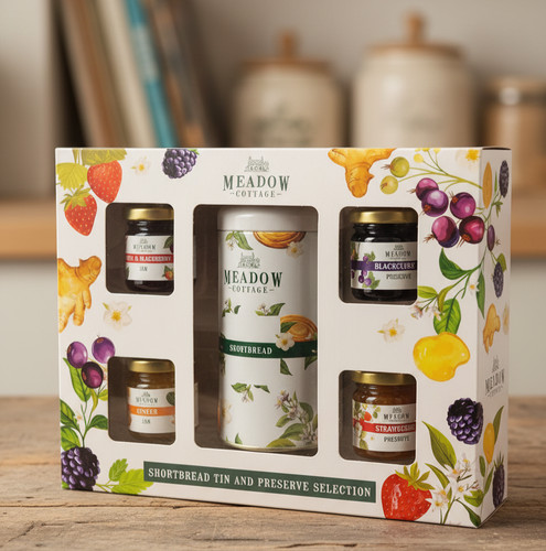 Premium shortbread biscuit tin - shortbread,