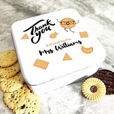 Square Funny Cookie Wearing