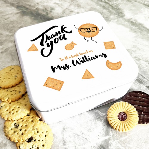Square funny cookie wearing - square,