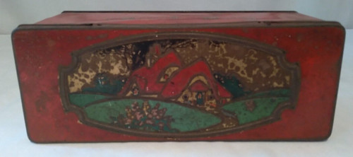 Vintage cws biscuit tin - cws,